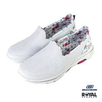 Skechers Go Walk 白色 織布 運動健走鞋 女款 NO.J0325【新竹皇家 124004WMLT】