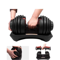 90 lb portable dumbells/dumbbell training gear 5-40kg weight lifting adjustable dumbbell 40kg block pounds