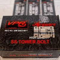 Vpr Grendel Slot Stenlies 2in 5cm Produk Berkualitas untuk Memperbaiki Jendela dan Pintu Kayu Bangun