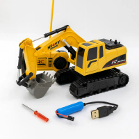 Truck Excavator Remote Control 6CH Baterai Charger RC Mainan Best Seller