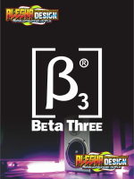 CUTTING STICKER hardcase sound system Beta Three.stiker box koper audio logo beta3