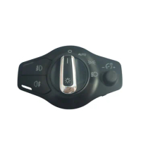 Chrome AUTO Headlight Fog Light Switch Control For Audi Q5 A5 S5 Coupe / Sportback A4 / S4 Avant B8 8K0 941 531 AS 8K0941531AS P