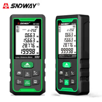 SNDWAY Laser Distance Meter Digital Range finder 50m 70m 100m Range Finder Tape Measure Electronic Laser Level Ruler Roulette