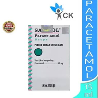 SANMOL DROP 15 ML/ SYRUP 60ML/FORTE 60ML menurunkan demam pada bayi dan anak-anak Syr 60ml