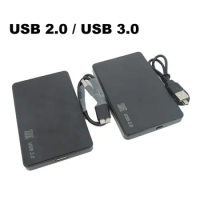 External HD Case 2.5 HDD Case SSD External Hard Drive Box Enclosure 6Gbps 10TB SATA to USB2.0/3.0 Hard Disk Case Adapter