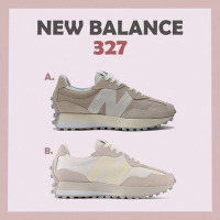 New Balance 休閒鞋 327 女鞋 男鞋 粉棕色 藕粉 黃 經典 NB 大N 兩色單一價 WS327EC-B