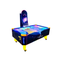 Coin Operated Arcade Magic Air Hockey Table Game Lottery Game Machine Many Balls Ice Hockey For Sale
