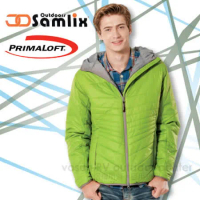 【山力士 SAMLIX】男Primaloft 輕量保暖外套.休閒外套.雪衣.防風.防潑水/ 綠 66813
