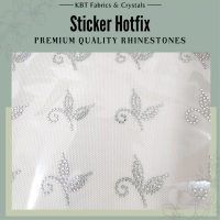 New Arrival Sticker Hotfix Batu Manik Tampal Premium Quality Rhinestones Kod 96