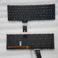 New UK English For ACER Nitro 5 AN515-54 AN515-55 AN515-43 AN515-44 AN517-52 Backlight RGB Black Notebook Laptop Keyboard