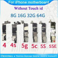 8GB /16GB /32GB for iphone 4 4S 5 5C 5S Motherboard with IOS System,Original unlocked for iphone 4S Mainboard with Full Chips