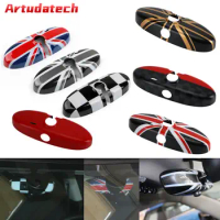 Artudatech For MINI R56 Cooper R55 R57 R60 R61 Car Rear View Mirror Cover UK Flag Housing ABS Rearview Mirror Vehicle Parts