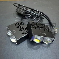 Mini Projie RGB Lampu Laser Tembak 2 Warna Led 3 Mata Hi LOW Import 2 Mata