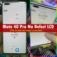 No Defect LCD With Frame Screen With Dead Pixel For HUAWEI Mate 40 Pro LCD Display Touch Screen Digitizer Assembly Replacement