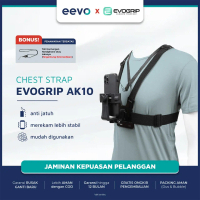 Chest Strap Hp evogrip AK10 Holder tali dada Handphone GO PRO HERO Action Cam POV Clip Clamp di bada