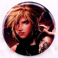 Final Fantasy Cloud Strife Pinback Button Pin game role Tinplate Badge Jewelry