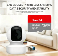 Sandsk Ultra Micro SD Card Kad Memori TF 64GB-1TB A1 UHS-I C10 V30 U3 190MB/s Untuk CCTV Dash Cam Ac