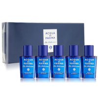 *Acqua di Parma 帕爾瑪之水 藍色地中海系列香水禮盒5mlX5-國際航空版