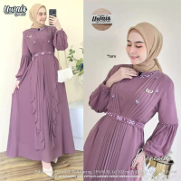 PO BENECIA/DRESS WANITA TERBARU/BAJU MUSLIM WANITA KEKINIAN/GAMIS WANITA SIMPEL