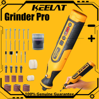 Ready Stock KEELAT Rotary Tool Set Mini Die Grinder Drill Electric Engraving Polisher Engraving Sand