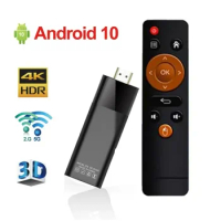 Smart TV Stick Android 10 Dual WiFi 4G 5G HD 4K HDR10 Q6 Mini TV Box 1GB 8GB Media Player PK DQ06