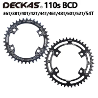 Deckas 110sBCD Chainring 4H Fit For Shimano 5800 R7000 R8000 Crank Road Round Chainring 36T 38T 40T 42T 44T 46T 48T 50T 52T 54T