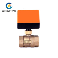3-wire 2-way Control Brass 1/2" 3/4" Electric Ball Valve Thread Electric Ball Valve Stable Motorized Ball Valve