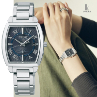 SEIKO精工 LUKIA 太陽能 電波對時 鈦金屬 酒桶型淑女腕錶 SSQW059J/1B32-0AV0D_SK028