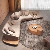 Modern minimalist style new design living room home sofa l shaped sofa