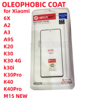 10PCS OLEOPHOBIC COAT Front Glass Lens Touch panel with OCA Glue For Xiaomi Mi9 Mi9t Mi8 Mi8se lite Mi10i 10tpro K30 4G K40 Pro