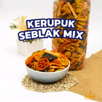 Seblak Mix / Campur Kering – Aneka Kerupuk Pedas, Bumbu Kencur Medok | Priyo Snack