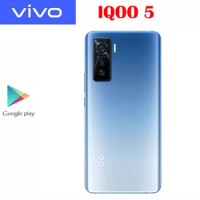 In Stock VIVO iQOO 5 8GB 128GB 5G Mobile Phone Octa Core Snapdragon 865 6.56"FHD+ 120Hz 55W Flash Charge NFC 4500mAh Battery