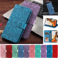 For Vivo Y02t Y02T Y02 T V2254 V2252 Cover For Vivo Y17S Y27 Funda Embossed Magnetic Flip Leather Protect Mobile Phone Case