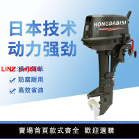 {台灣公司 可開發票}HONGDABISI本田貝斯二四沖程水冷船外機船用掛槳機船掛機螺旋槳