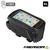 《MERIDA》美利達自行車手機上管袋 黑 XL 支援6.5吋 可觸控/導航/車包/收納/單車