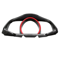 ฝาครอบกรอบแดชบอร์ดรถยนต์, สำหรับ Honda Fit Jazz GK5 2014-2019, ตกแต่ง