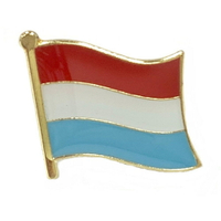 Luxembourg 盧森堡 國旗辨識胸針 國旗配飾 國徽徽章愛國 國慶 遊行 流行