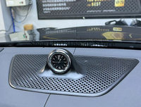 Kailey สำหรับ BMW 3 Series 4 Series X5X6X7 ฝาครอบช่องแอร์พร้อมนาฬิกาควอตซ์สำหรับตกแต่งภายในรถยนต์ T4