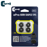 【ePro】EP01 4.7mm 耳機替換耳塞 專利Horn-Shaped Ear Tips 單一尺寸4入裝 S/M/L