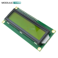 Yellow Display IIC I2C TWI SPI Serial Interface 1602 16X2 LCD Module for Arduino Controller Control Diy Electronic Module