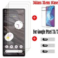 Full Glue Tempered Glass For Google Pixel 7A Screen Protector Glass For Google Pixel 7 Camera Film