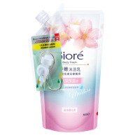 【Biore 蜜妮】淨嫩沐浴乳 浪漫櫻花香 樂易包(650g 含配件)