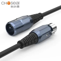 CHOSEAL XLR Audio Cable 3 Pin Karaoke Microphone Speaker Cable Male to Female For Mixer Amplifier