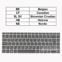 Laptop Keyboard for HP ProBook 640 G4 645 G4 640 g5 645 g5 L09549-L09546-L09548-xx1 SN9170 SG-87720-2JA BE KR CF SL Hebrew NE