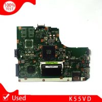 Used K55VD Laptop Motherboard For ASUS K55A A55V K55V Mainboard Support I3 I5 CPU