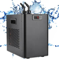 Aquarium Chiller, Water Cooler Fish Tank Chiller Special Quiet Design Refrigeration Water Chiller Compressor System Cools Down