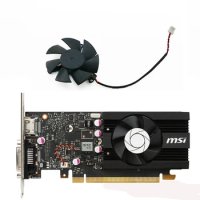 For MSI GeForce GT 1030 2G LP OCV1 GPU Fan Replacement HA5010M12F-Z DC12V 48mm 2pin Cooling Heatsink