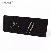 FIXFANS 165x65mm Palm Size Magnetic Screw Mat Repair Pad Storage Organizer for iPhone iPad Tablet Laptop Phone Repair Tools