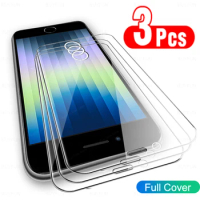 3 PCS Tempered Glass For Apple iphone SE 2022 Full Cover Screen Protector Film For ifhone iphone SE 2020 SE2022 Protective Glass