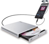 [網購退回拆封品] ELECOM LOGITEC 適 Type-C Android 手機 (iPhone不可用) 平板 CD DVD 播放器 外接式光碟機 LDR-PMJ8U2RWH _TC4